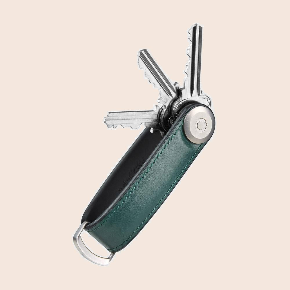 Orbitkey Key Organiser Hybrid Leather Pine Green