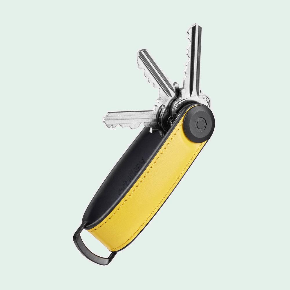 Orbitkey Key Organiser Hybrid Leather Solar Yellow