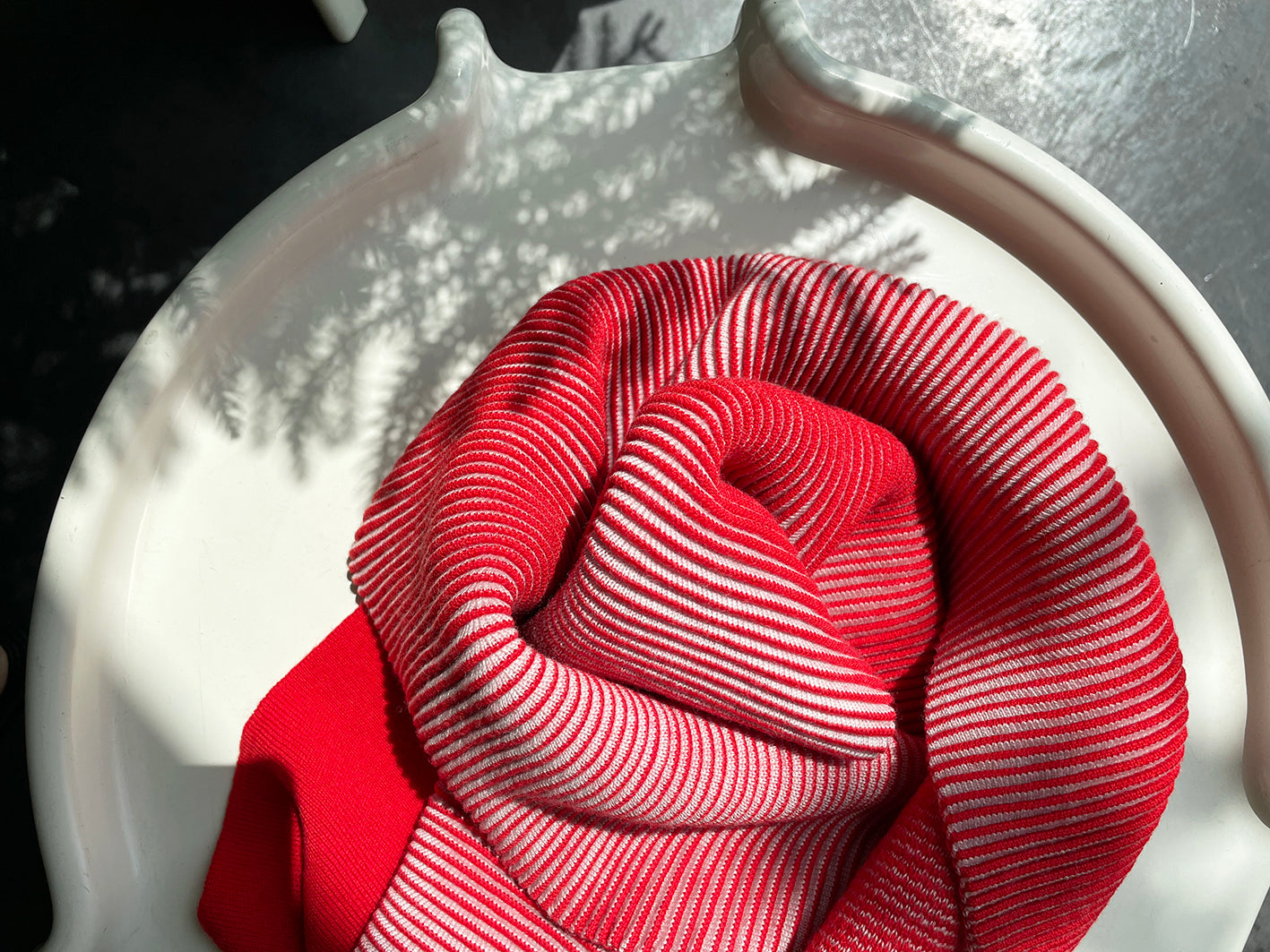 HILLY sjaal rood-poederroze