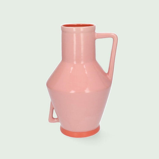 Return to Sender vaas met handvat 30 cm roze