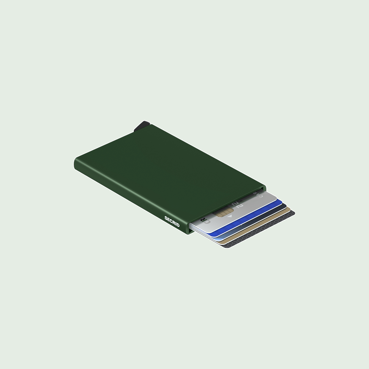 Secrid Cardprotector Green geopend