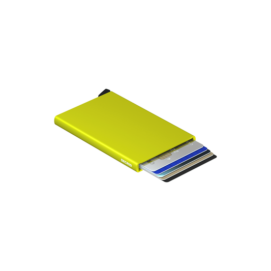 Secrid Cardprotector Lime geopend