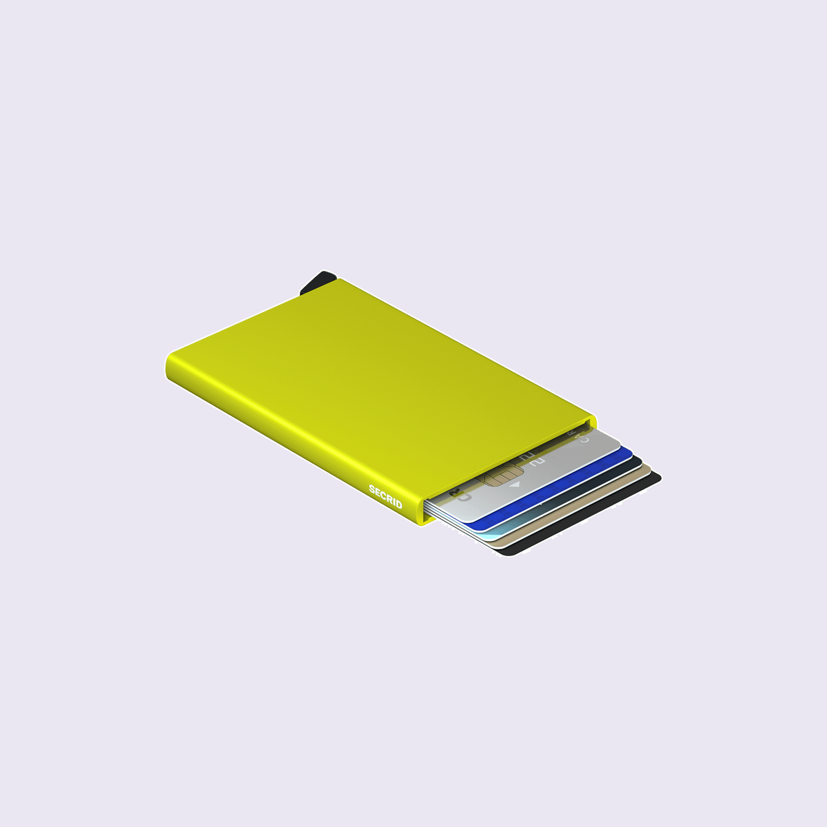 Secrid Cardprotector Lime geopend