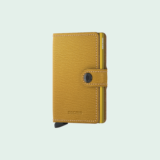 Secrid Miniwallet Crisple Ochre portemonnee