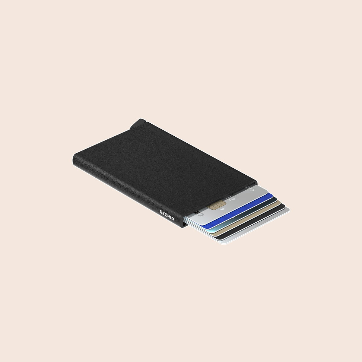 Secrid Cardprotector Powder Black geopend
