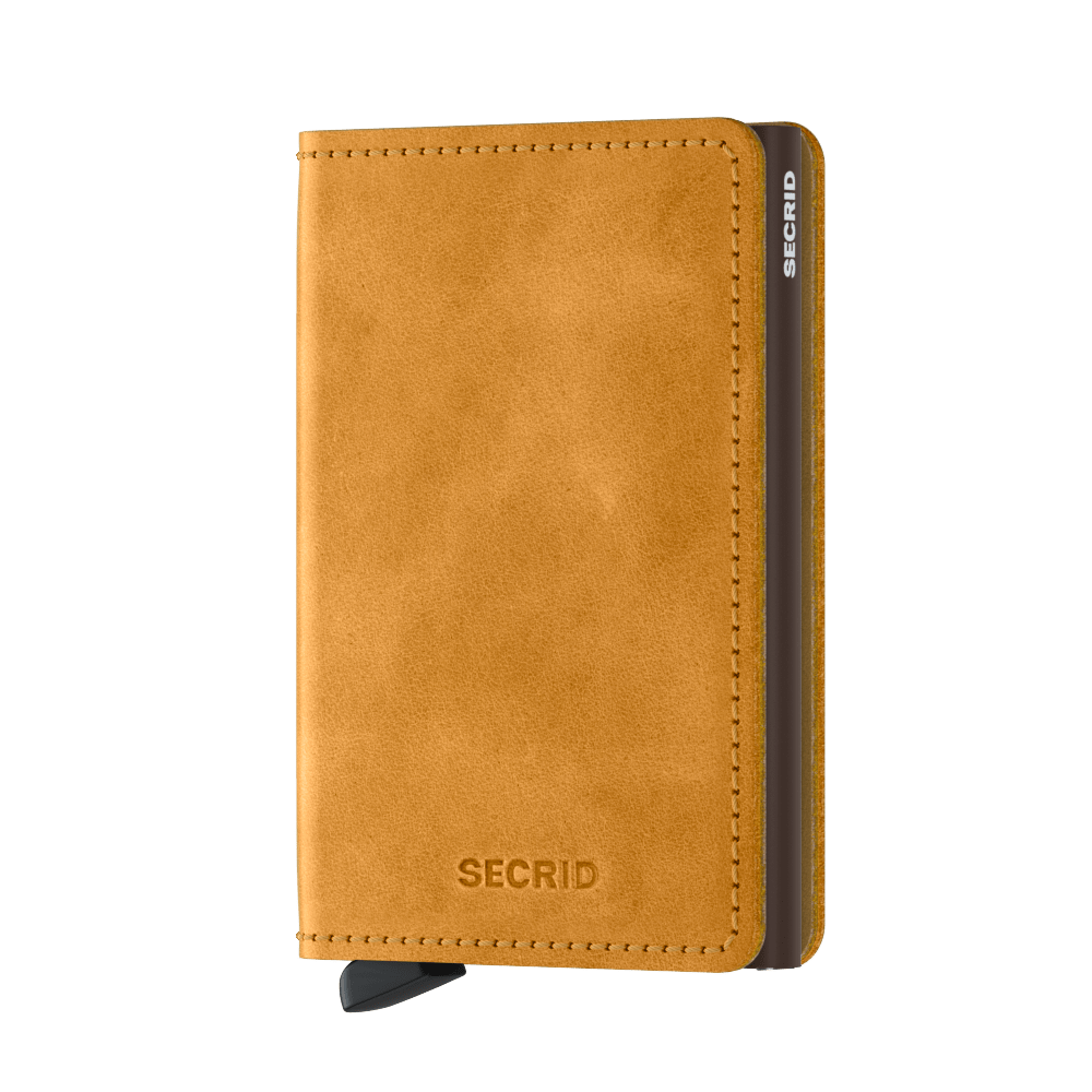 Secrid Slimwallet Vintage Ochre voorzijde