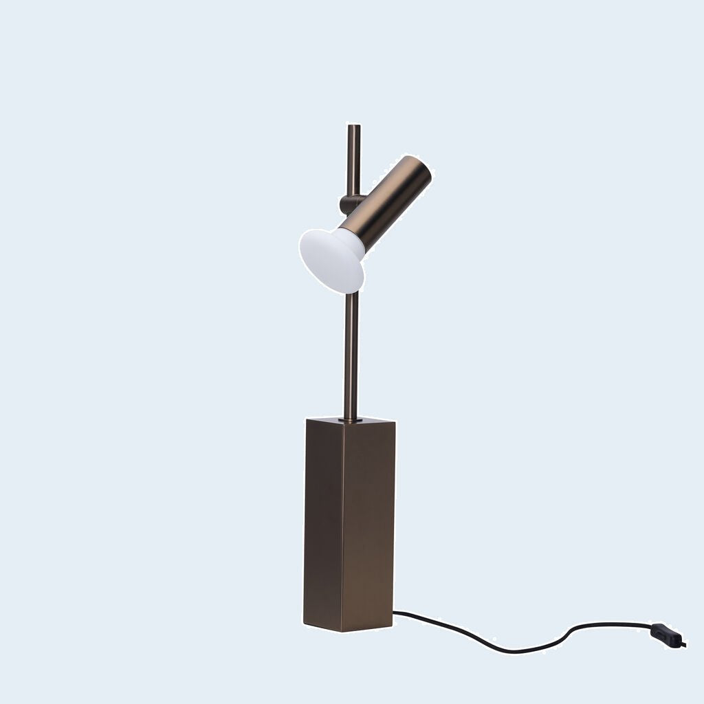 Set Tafellamp Burnished Brass