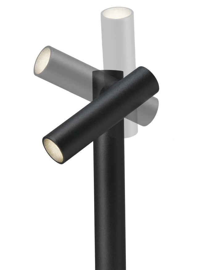 Tubo vloerlamp/acculamp- 120cm - voor binnen/buiten / indoor/ outdoor - snoerloos - zwart - detailfoto
