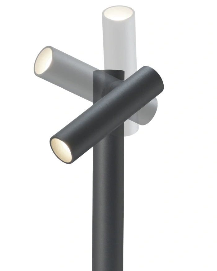 Tubo vloerlamp/acculamp- 120cm - voor binnen/buiten / indoor/ outdoor - snoerloos - antraciet - detailfoto