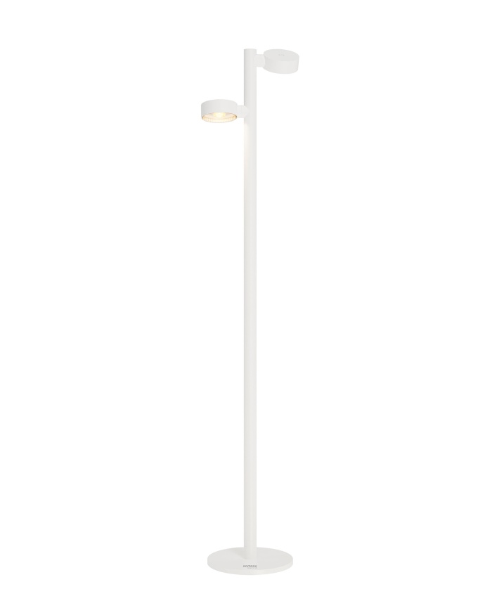 Sompex RONDA wit oplaadbare vloerlamp 2-lichts - detailfoto