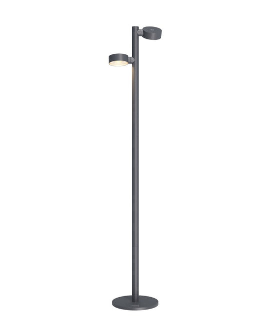 Sompex RONDA antraciet oplaadbare vloerlamp 2-lichts - detailfoto