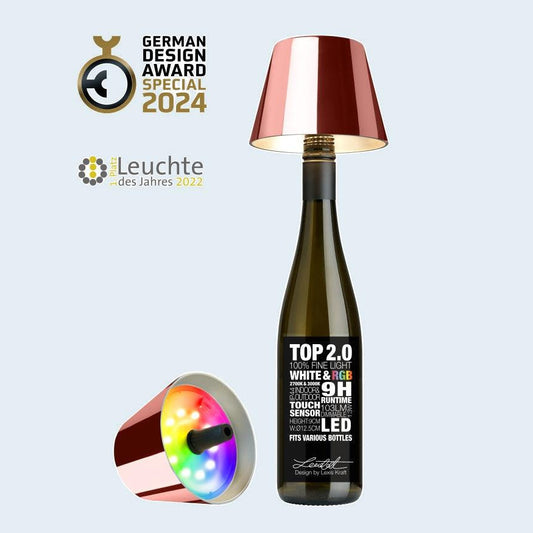 Sompex TOP 2.0 RGBW flesverlichting - Rosegoud