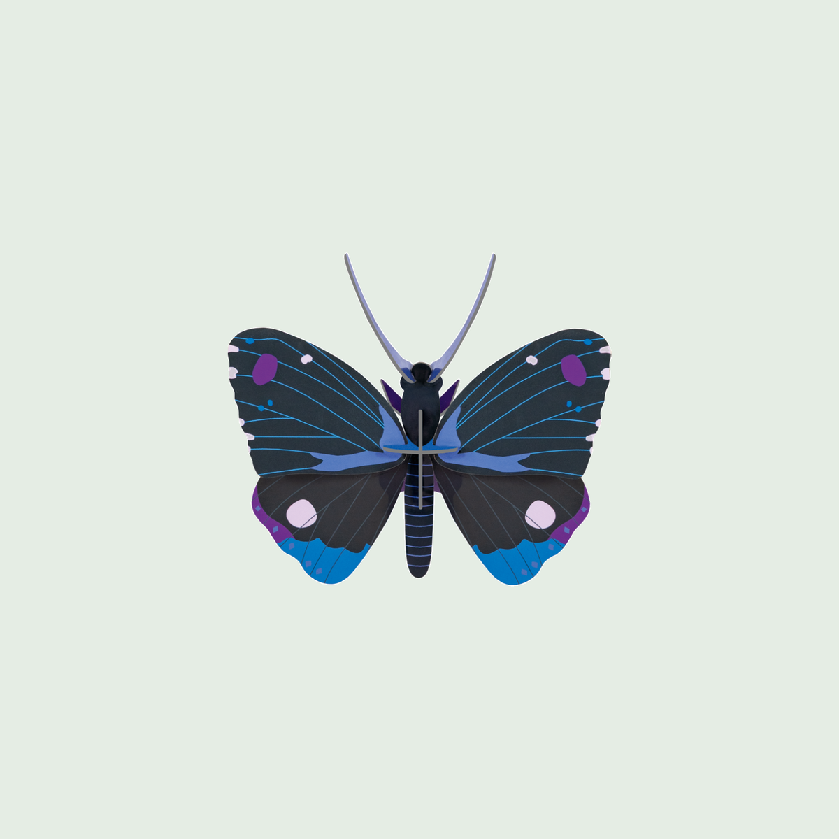 Studio ROOF Blue Diadem Butterfly