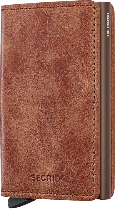Slimwallet Vintage Cognac-Brown