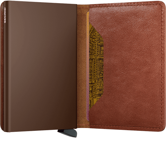 Slimwallet Vintage Cognac-Brown