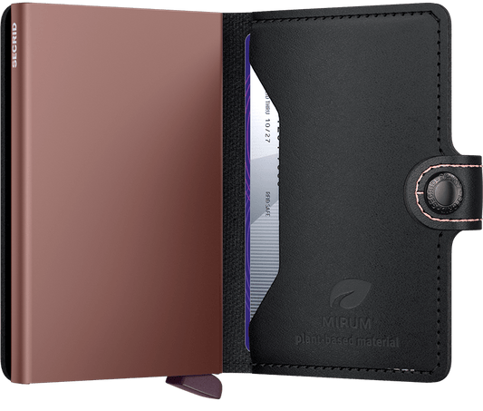 Miniwallet MIRUM Plant-Based Black Rose Secrid foto 2