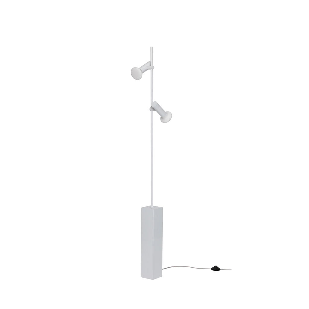 Hübsch vloerlamp in lichtgrijs