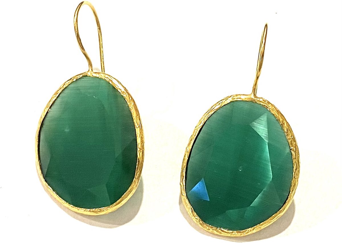 Chic Le Freak Cateye oorbellen - smaragdgroen in smaragdgroen - foto 2