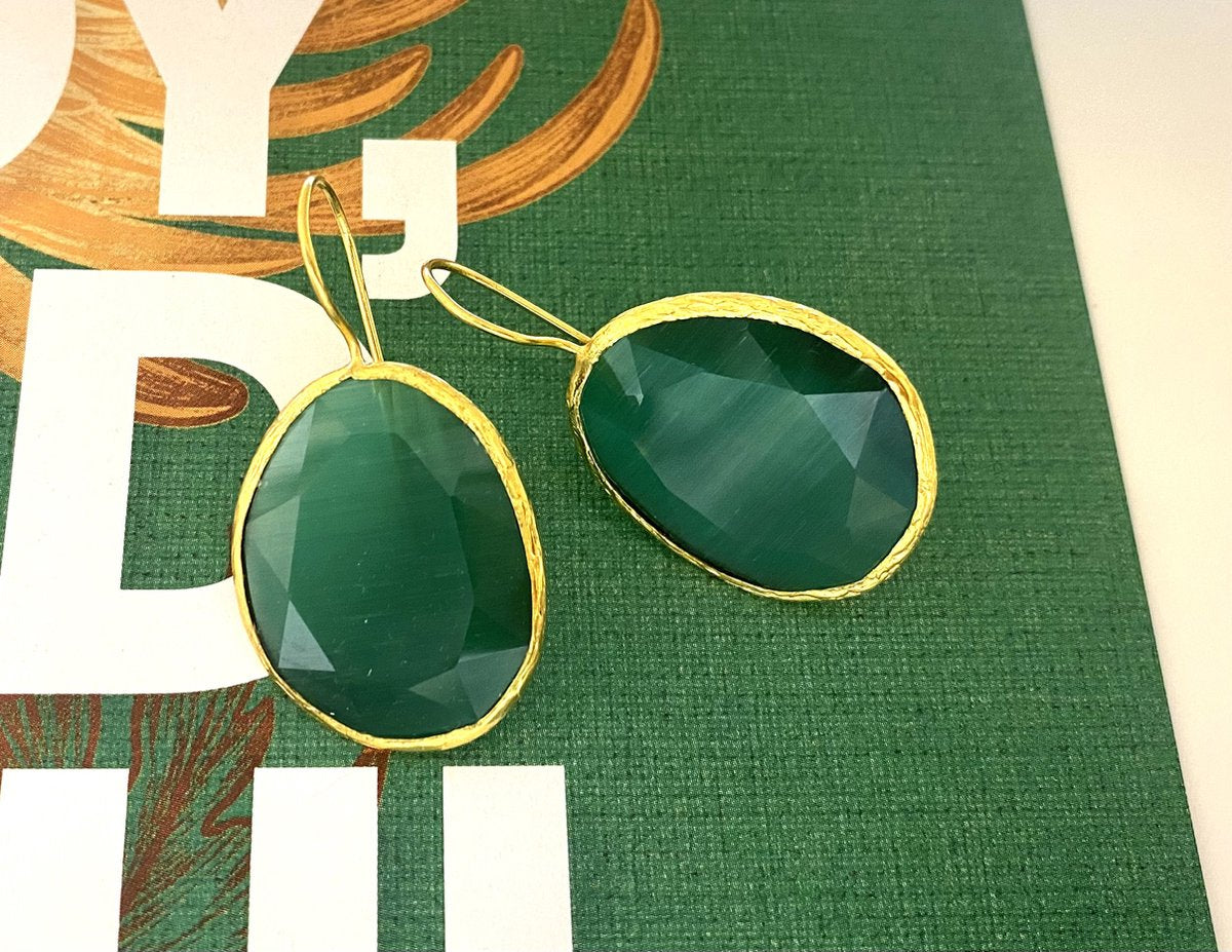 Chic Le Freak Cateye oorbellen - smaragdgroen in smaragdgroen