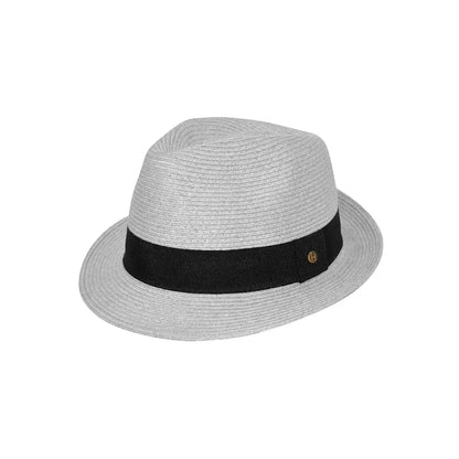 House of Ord Harley Trilby Light Grey zonnehoed