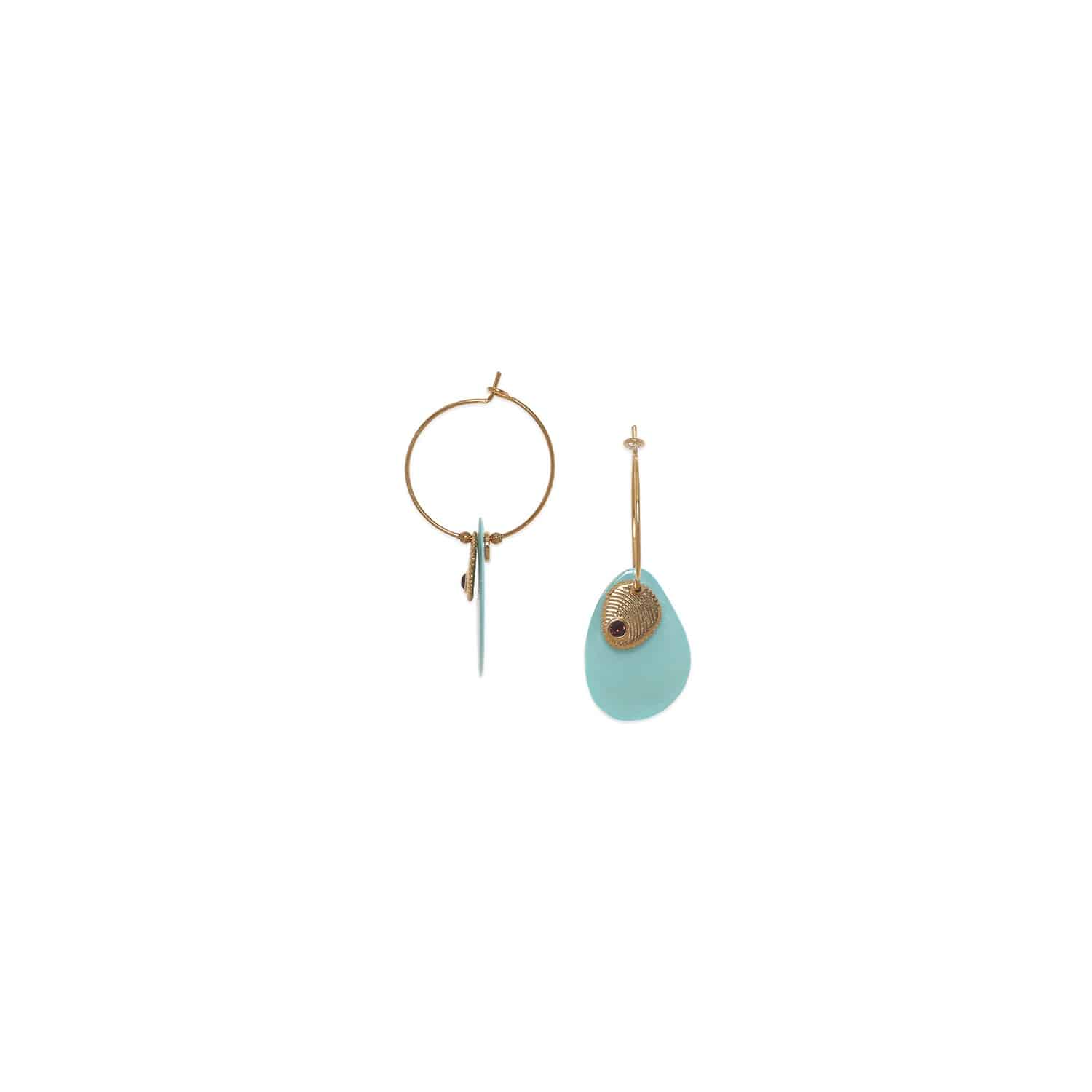 Franck Herval Laly Shell Disc Creole Blue afbeelding 1