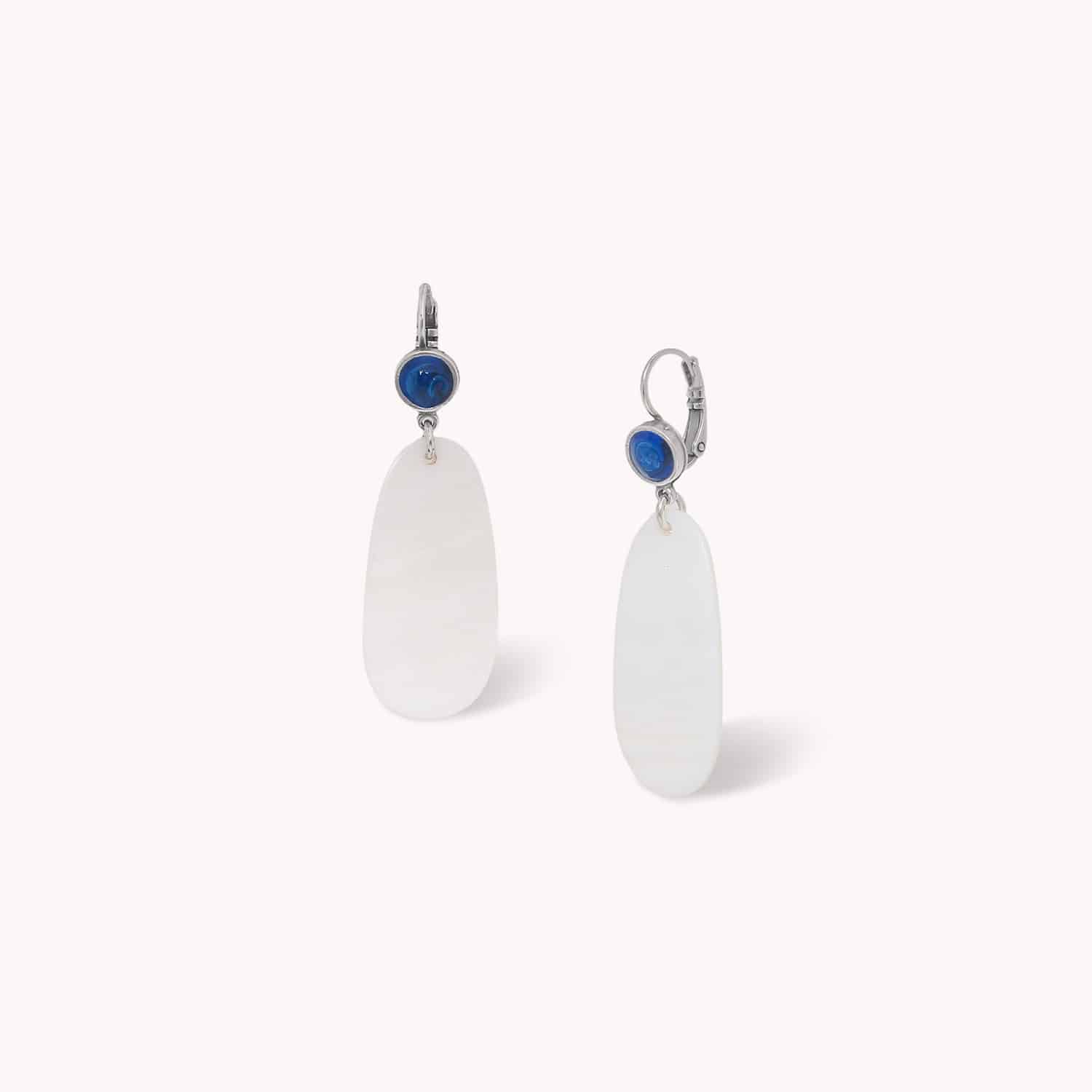 Nature Bijoux Pacifico Pink Shell Lapiz Earrings afbeelding 1