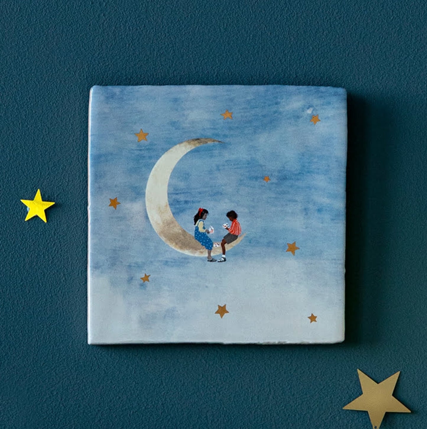 Little friends on the moon