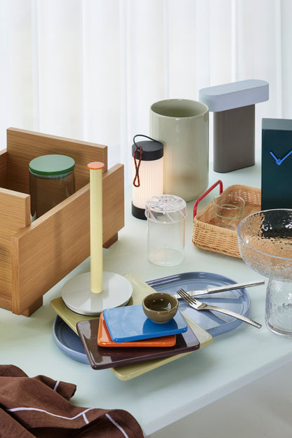 Amare Serving Trays Light blue/Orange (set of 2)