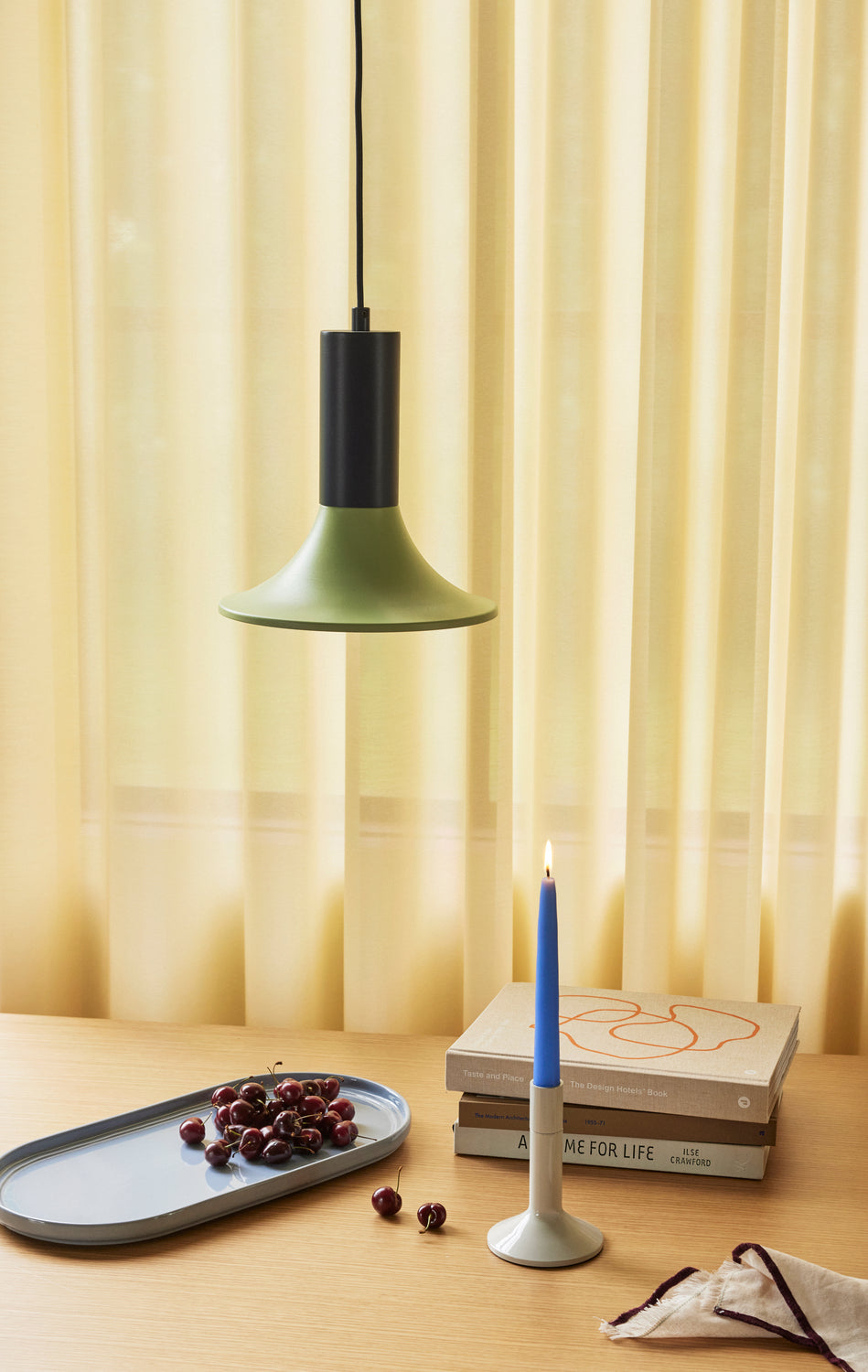 Amare Serving Trays Light blue/Orange (set of 2)