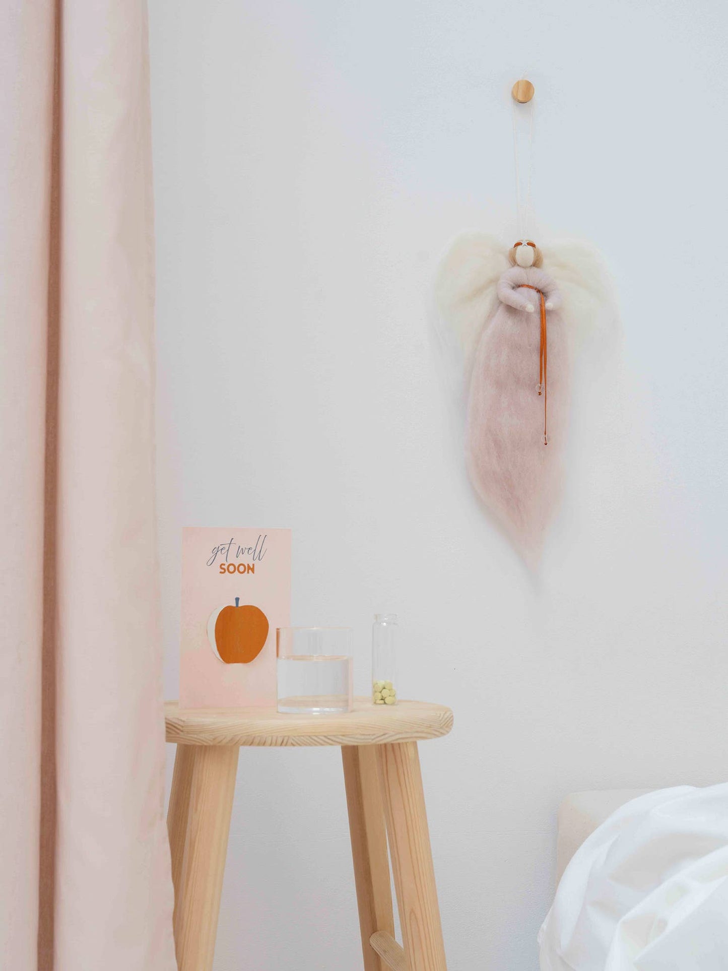 IRINI wool angel - soft pink