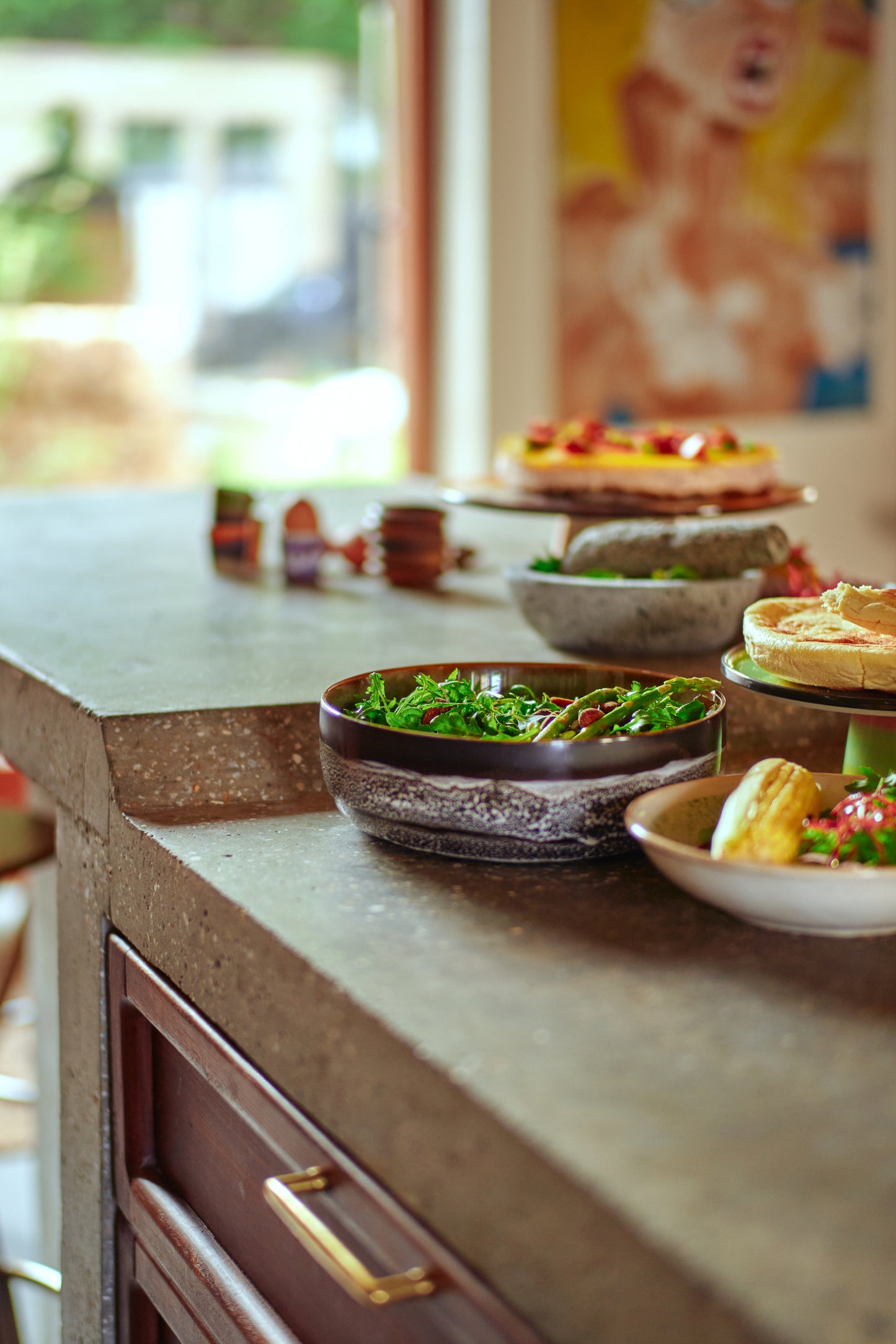 70s ceramics saladeschaal – Rock On