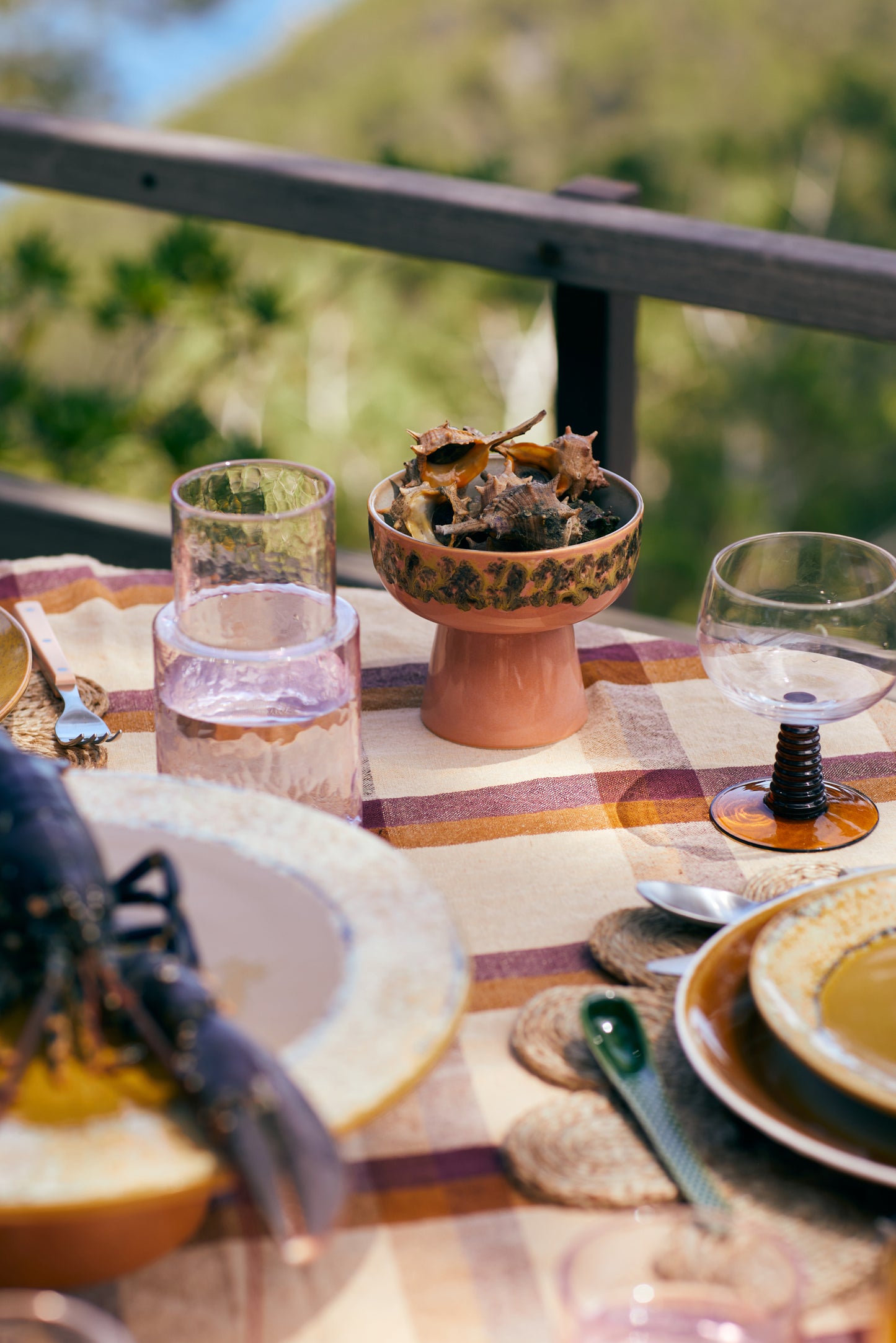 70s ceramics tapas schaaltje op voet L – Lush