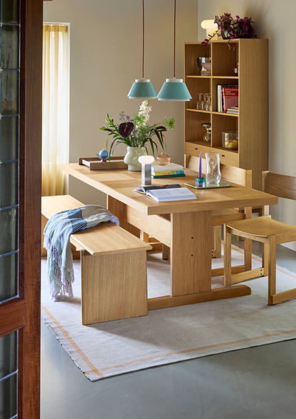 Block Candleholders Green/Blue & Orange/Green (set of 2)