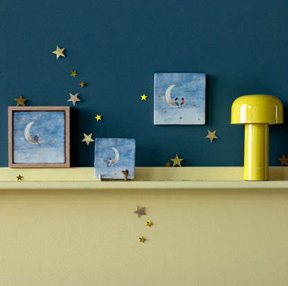 Little friends on the moon