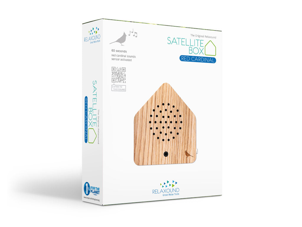 Satellitebox Red Cardinal Wood
