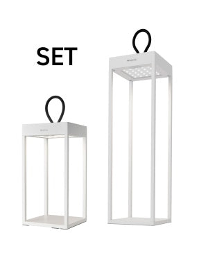 GRACE - Oplaadbare lantaarnset, wit