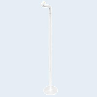 PIPE - Vloerlamp op batterijen, wit