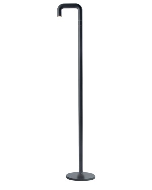 PIPE - Vloerlamp op batterijen, antraciet