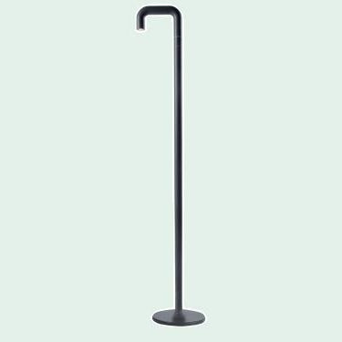 PIPE - Vloerlamp op batterijen, antraciet