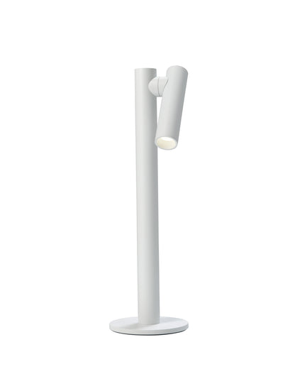 Lampe à piles Tubo - 35 cm - pour intérieur/extérieur - blanche - sans fil