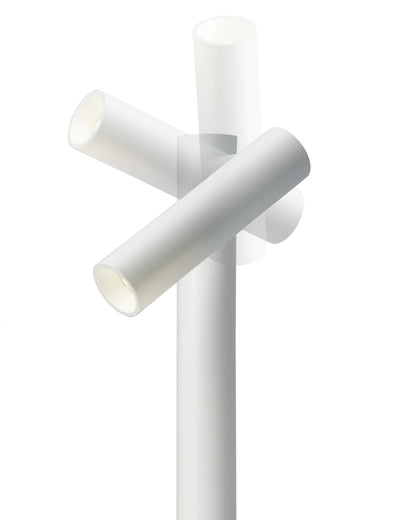 Lampe à piles Tubo - 35 cm - pour intérieur/extérieur - blanche - sans fil