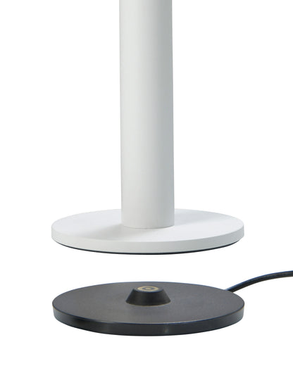 Lampe à piles Tubo - 35 cm - pour intérieur/extérieur - blanche - sans fil