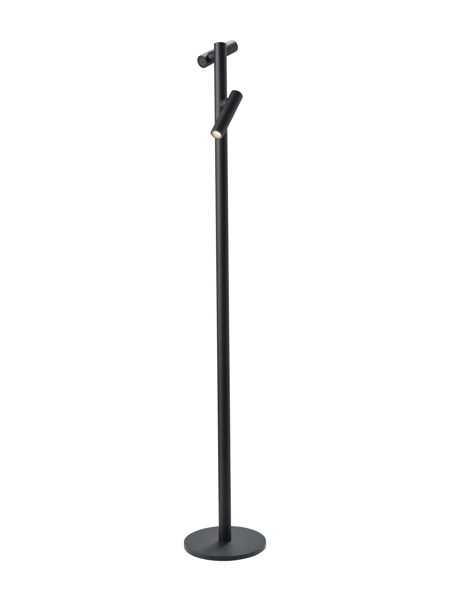Tubo vloerlamp/acculamp zwart - 120cm - voor binnen/buiten / indoor/ outdoor - snoerloos - 2 lampen