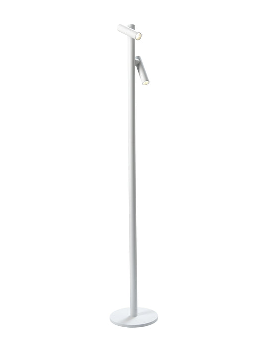 Tubo vloerlamp/acculamp- 120cm - voor binnen/buiten / indoor/ outdoor - snoerloos - 2 lampen - Wit
