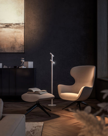 Tubo vloerlamp/acculamp Antraciet 120cm voor binnen/buiten / indoor/ outdoor - snoerloos - 2 lampen