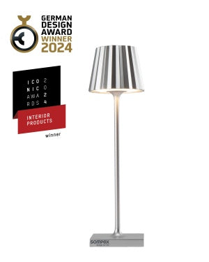 TROLL NANO - Buitenlamp Zilver