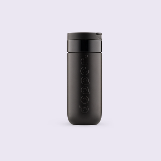 Dopper Travel Mug thermosbeker 400 ml Blazing Black - productfoto
