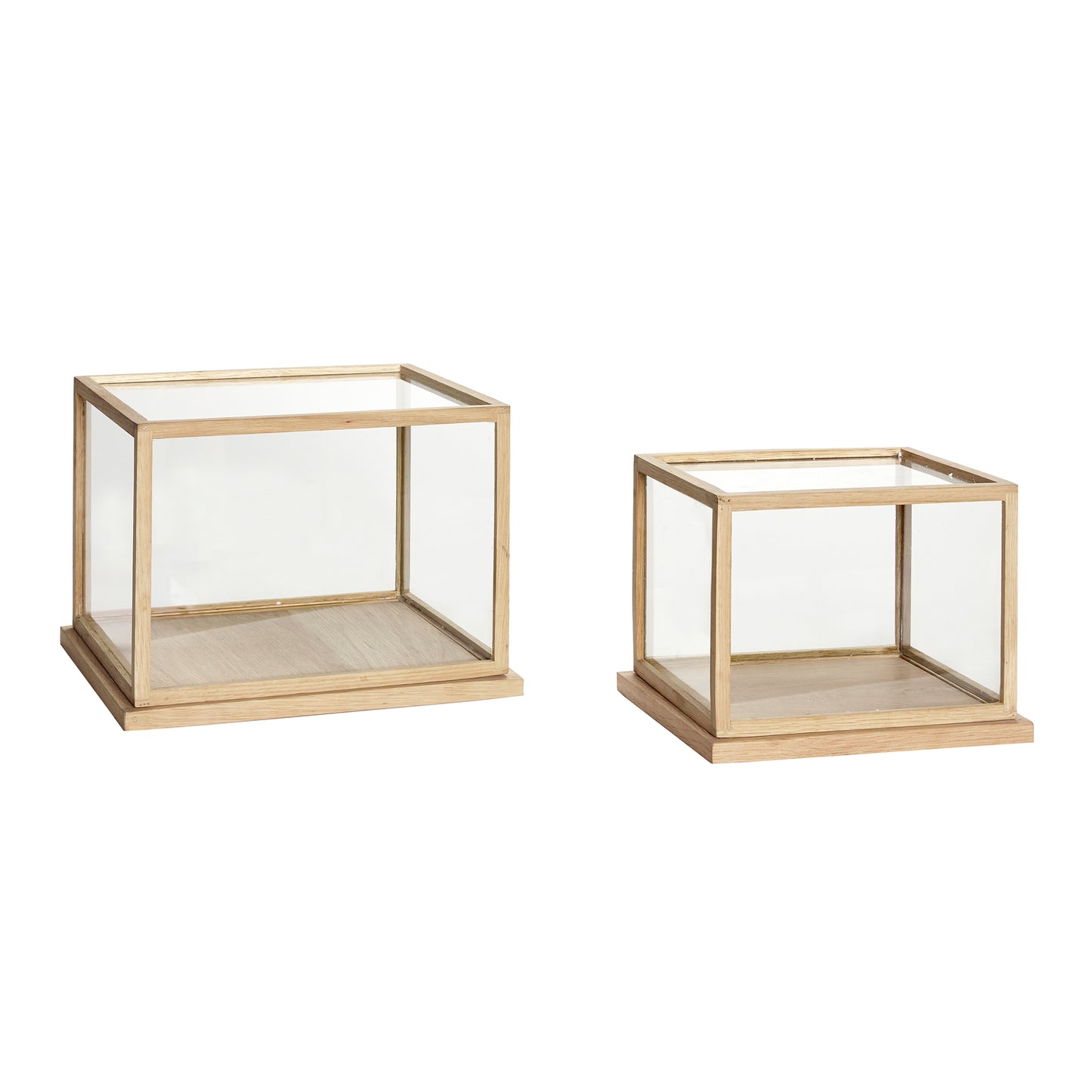 Spectacle Display Boxes Small Natural (set of 2)