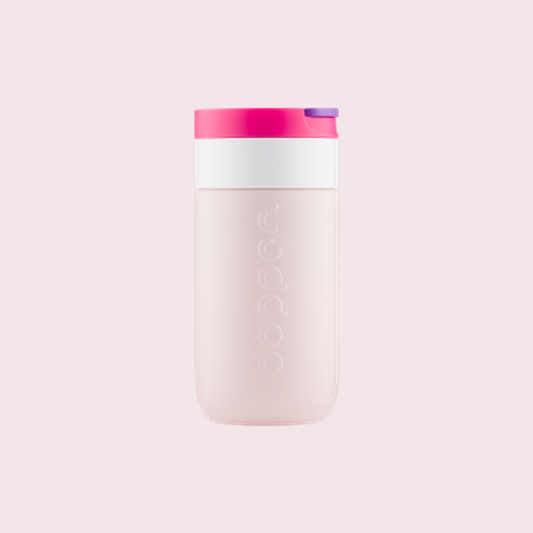 Dopper Travel Mug thermosbeker 300 ml Berry Pink - productfoto