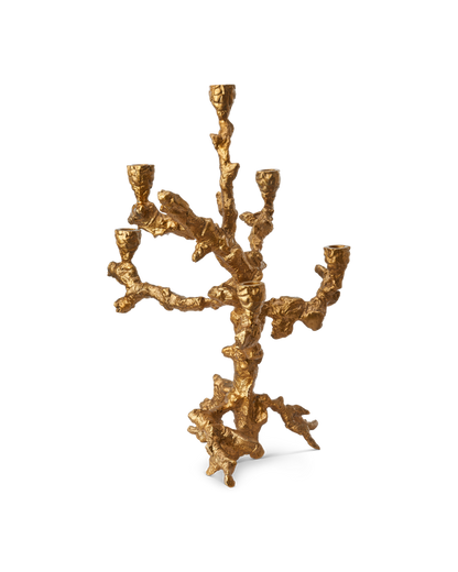 Kandelaar  Apple Tree Goud - L